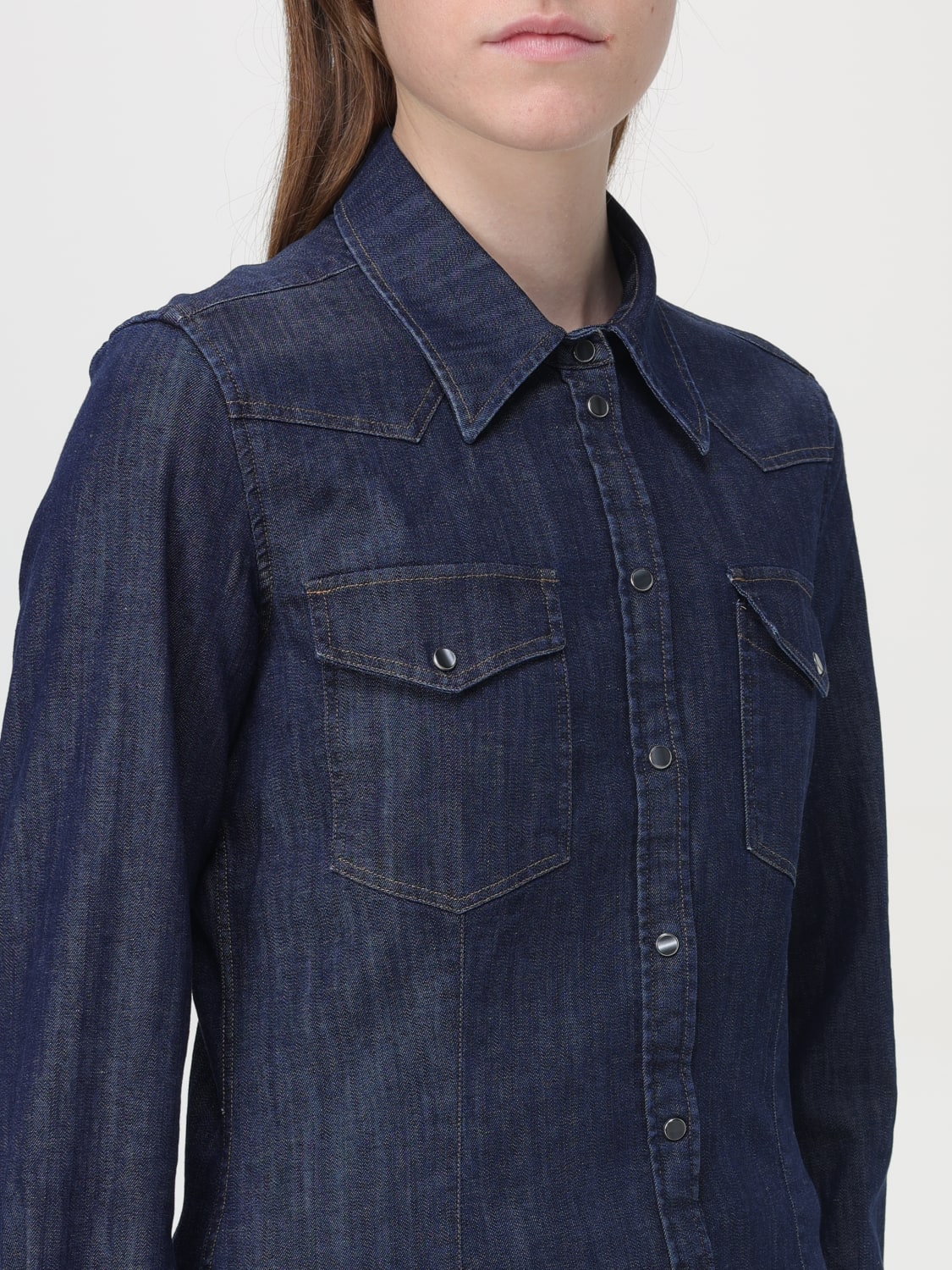 DONDUP CAMICIA: Camicia di jeans Dondup, Denim - Img 3