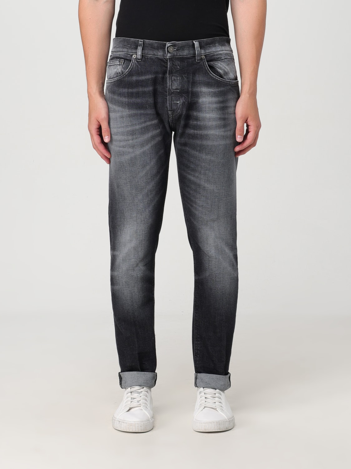 DONDUP JEANS: Pants men Dondup, Black - Img 1