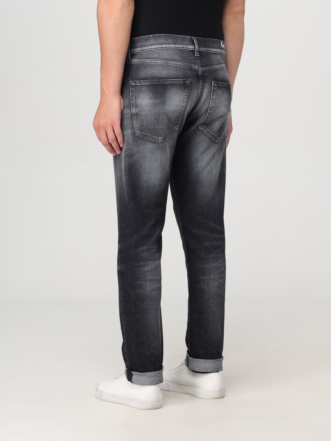 DONDUP JEANS: Pants men Dondup, Black - Img 2