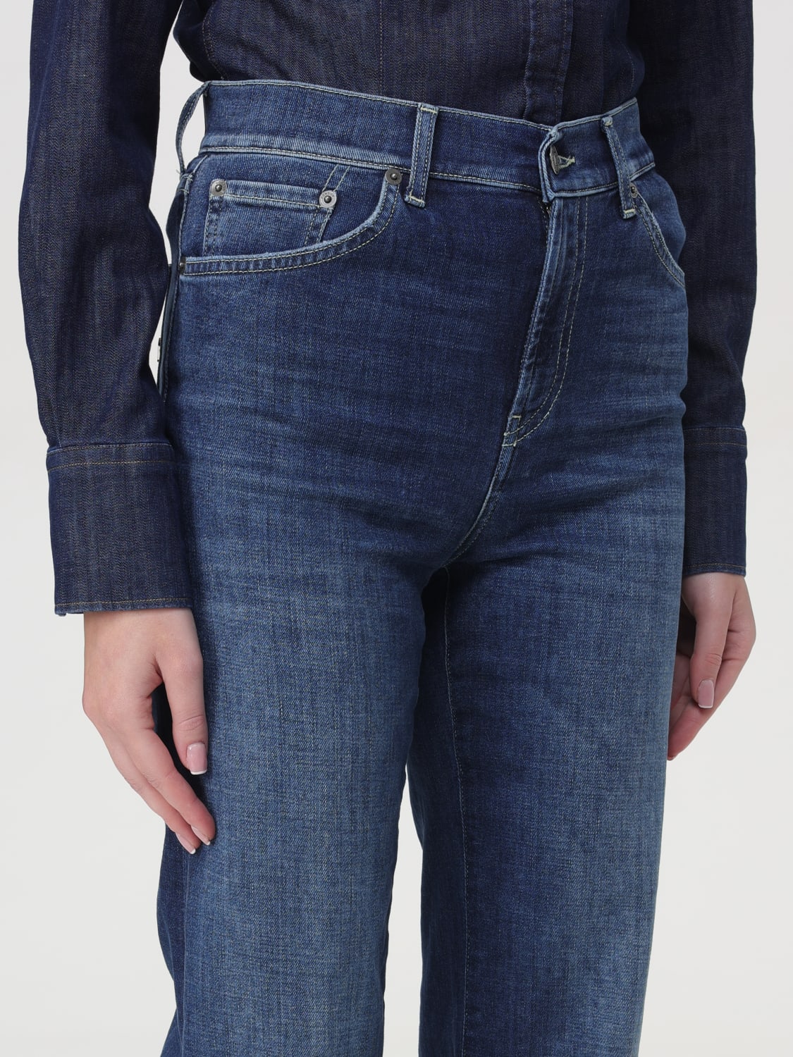 DONDUP JEANS: Jeasn a zampa Dondup, Denim - Img 3