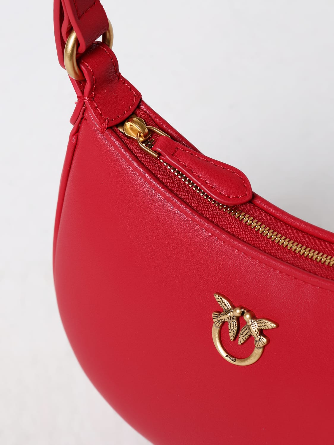 PINKO: Shoulder bag woman - Red | Pinko mini bag 103538A0F1 online