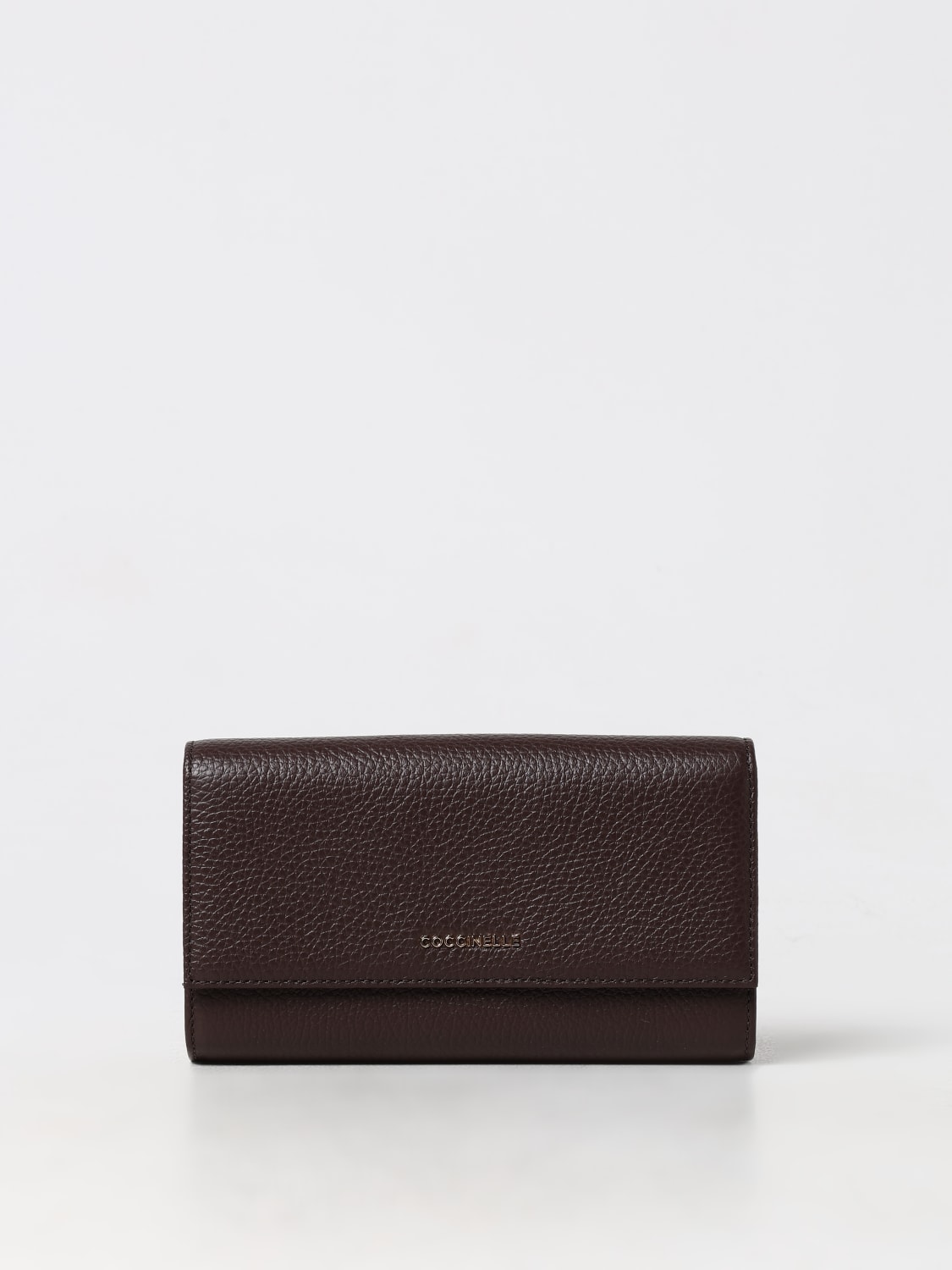 COCCINELLE WALLET: Wallet woman Coccinelle, Brown - Img 1