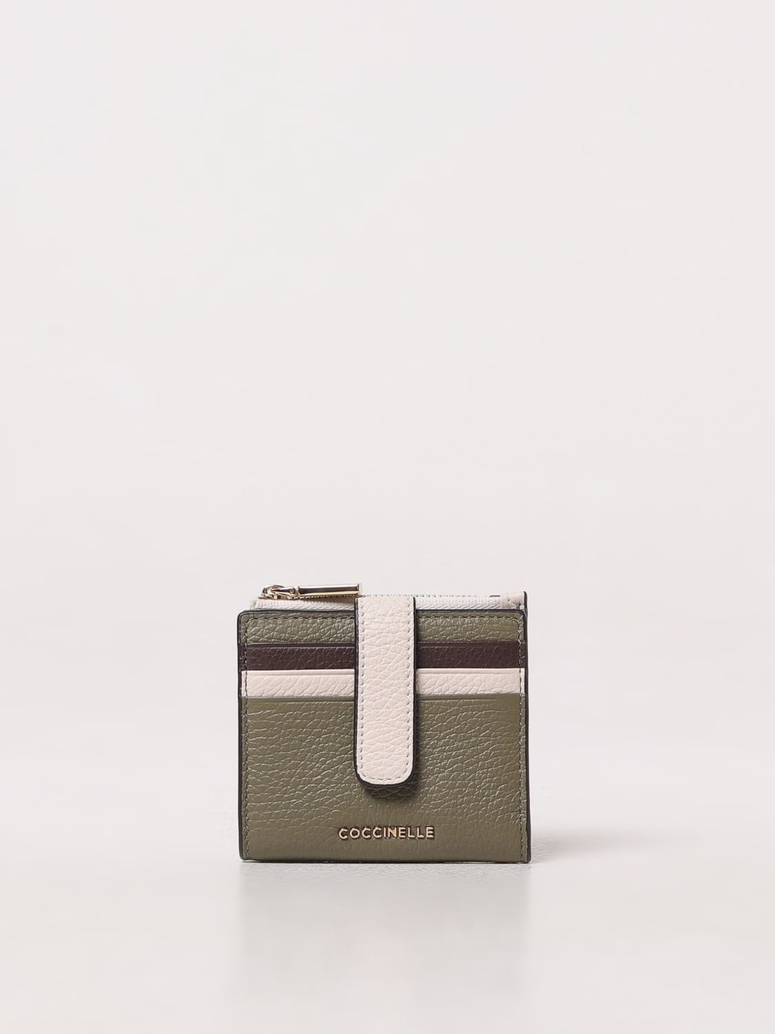 COCCINELLE WALLET: Wallet woman Coccinelle, Moss Green - Img 1