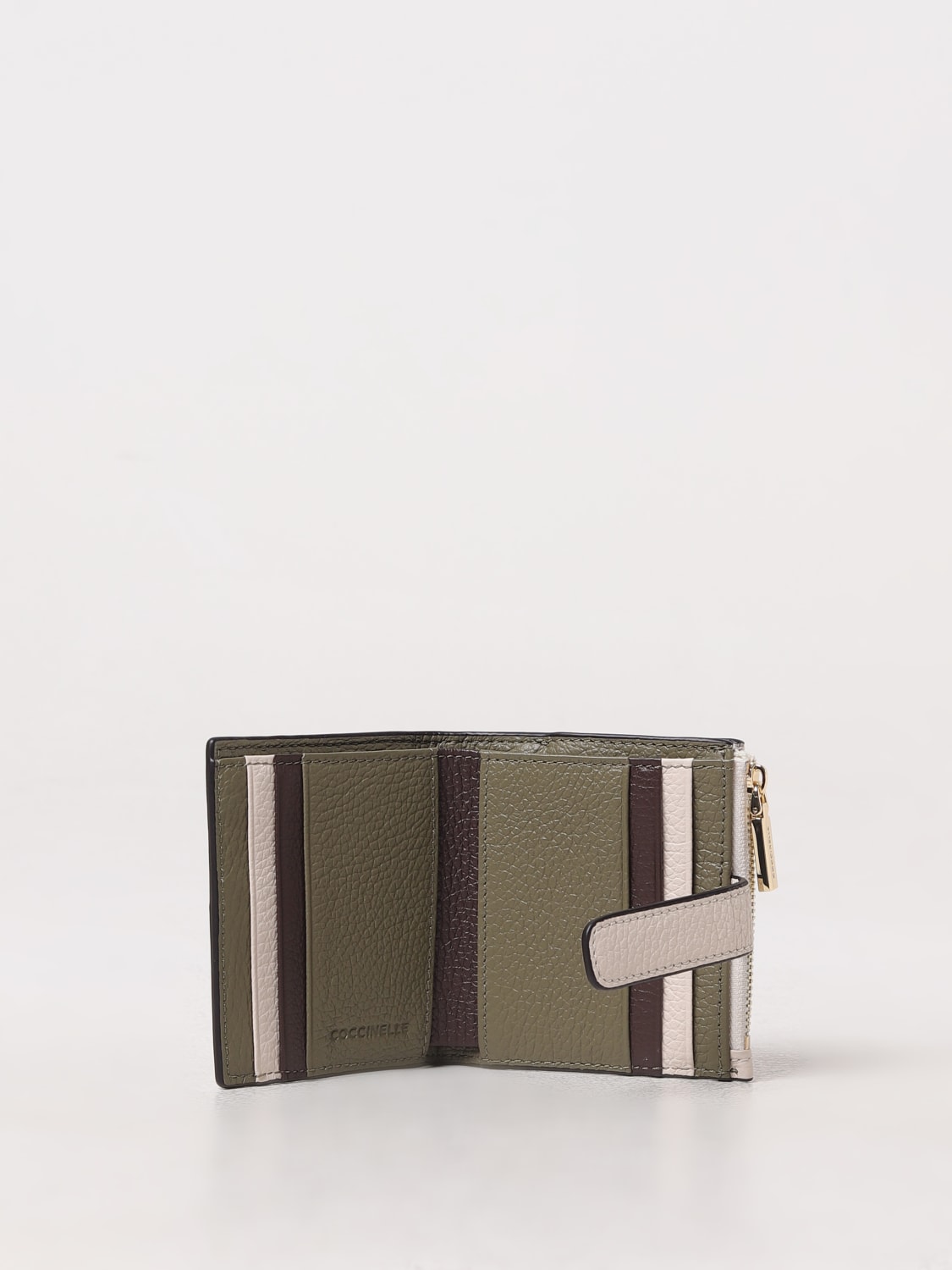 COCCINELLE WALLET: Wallet woman Coccinelle, Moss Green - Img 2