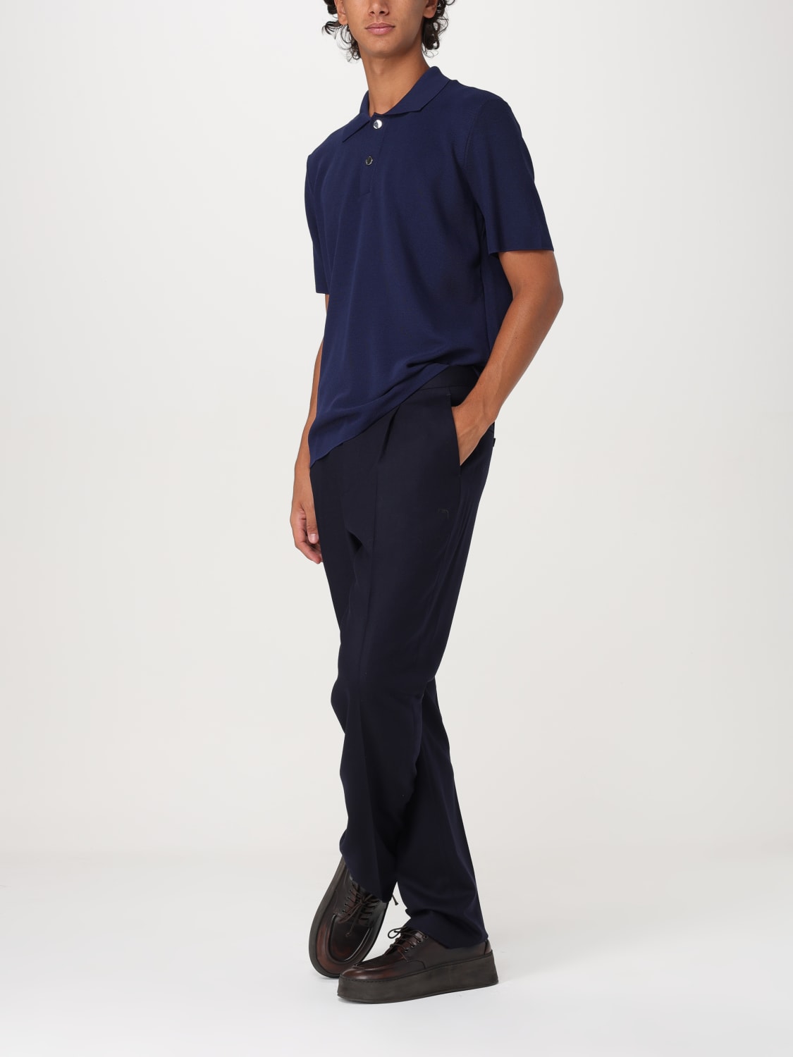 JACQUEMUS POLO: Polo homme Jacquemus, Bleu - Img 2