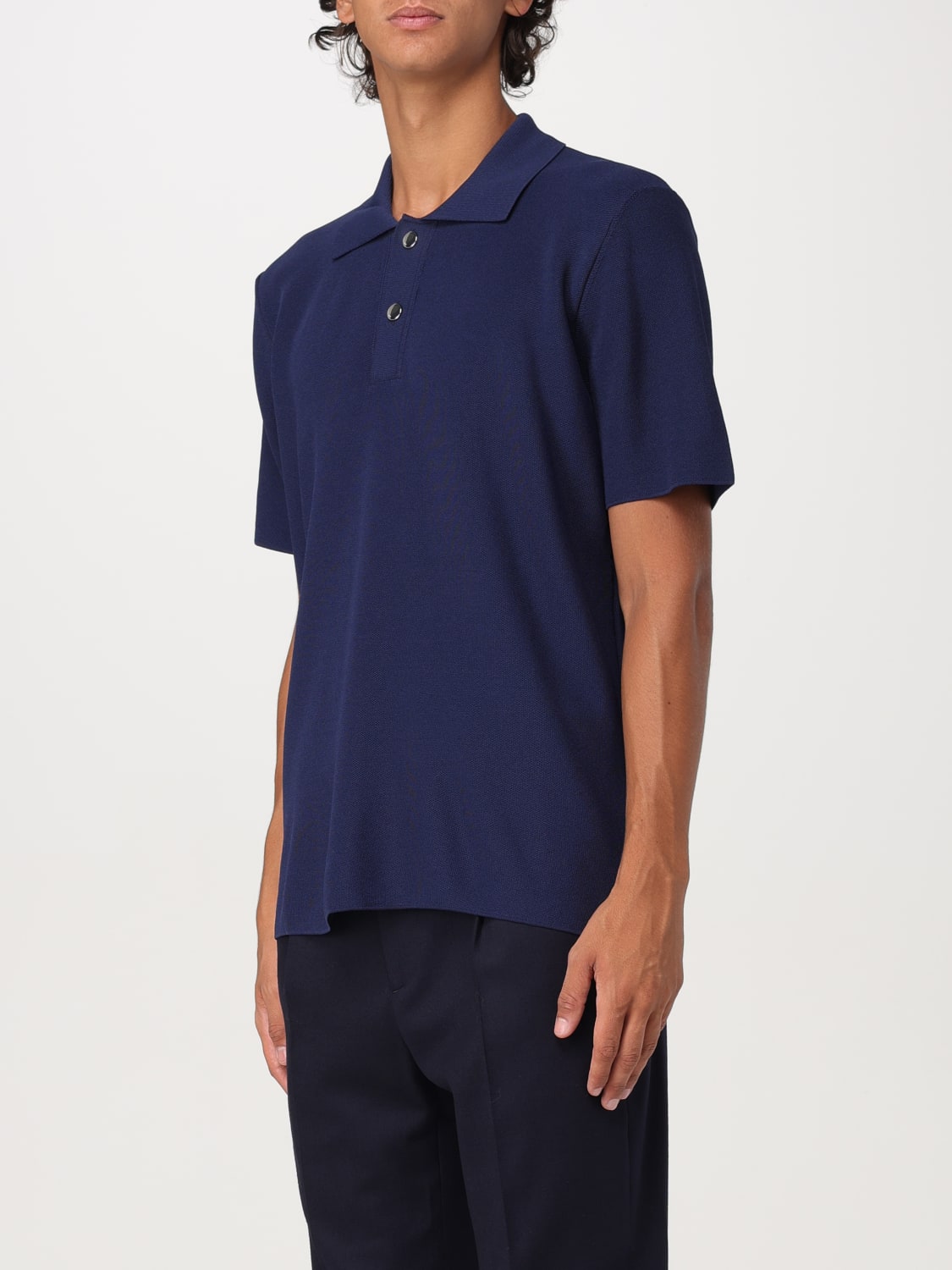 JACQUEMUS POLO: Polo homme Jacquemus, Bleu - Img 4