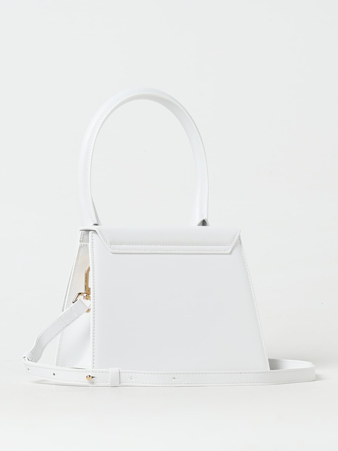 JACQUEMUS HANDBAG: Shoulder bag woman Jacquemus, White - Img 3