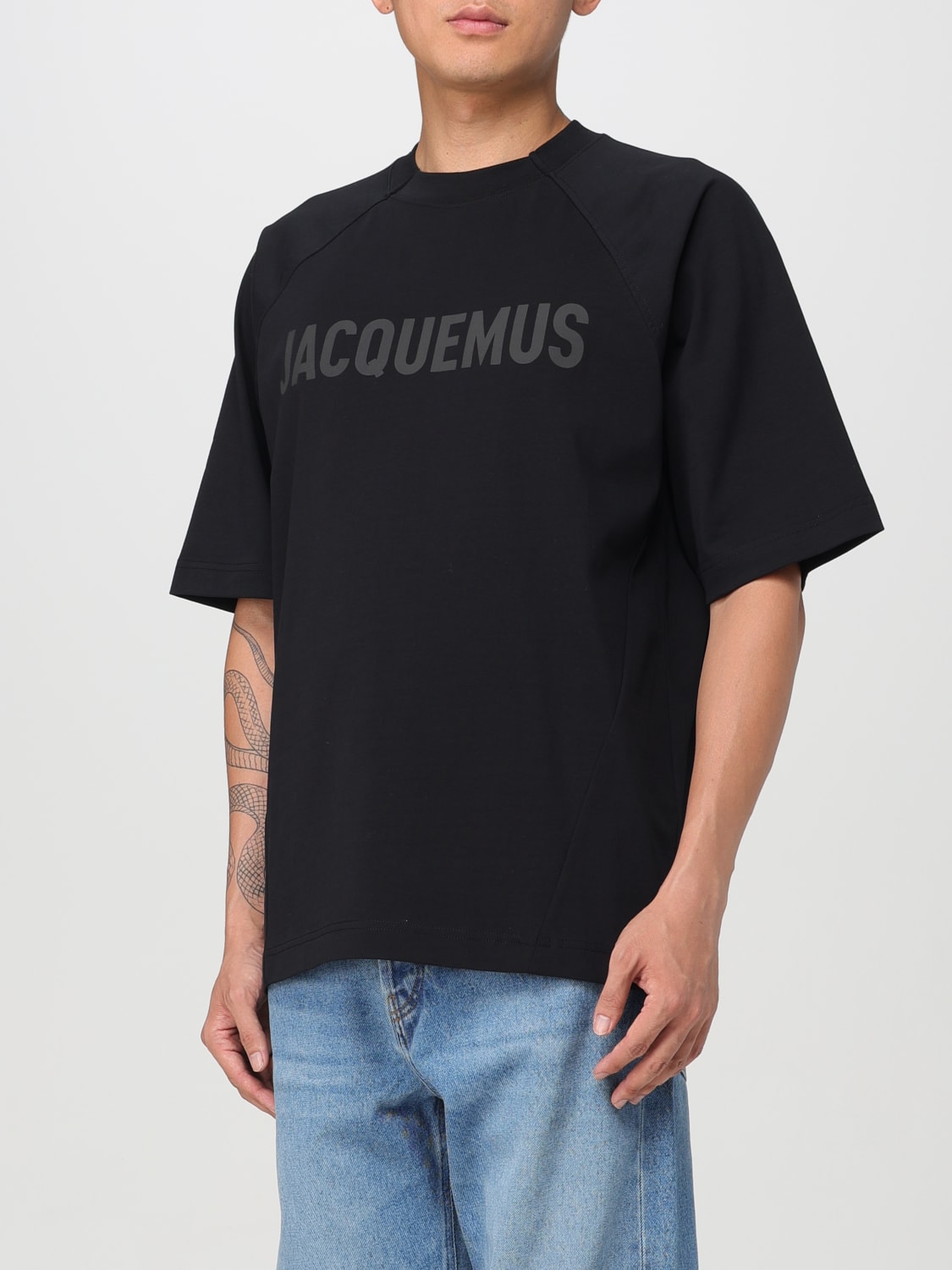 JACQUEMUS T-SHIRT: T-shirt men Jacquemus, Black - Img 4