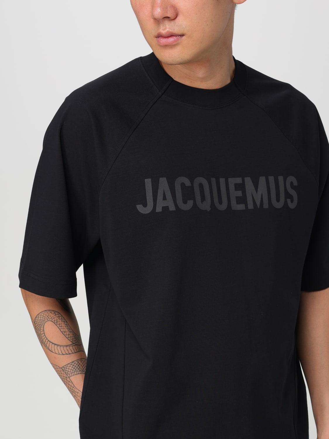 JACQUEMUS T-SHIRT: T-shirt men Jacquemus, Black - Img 5