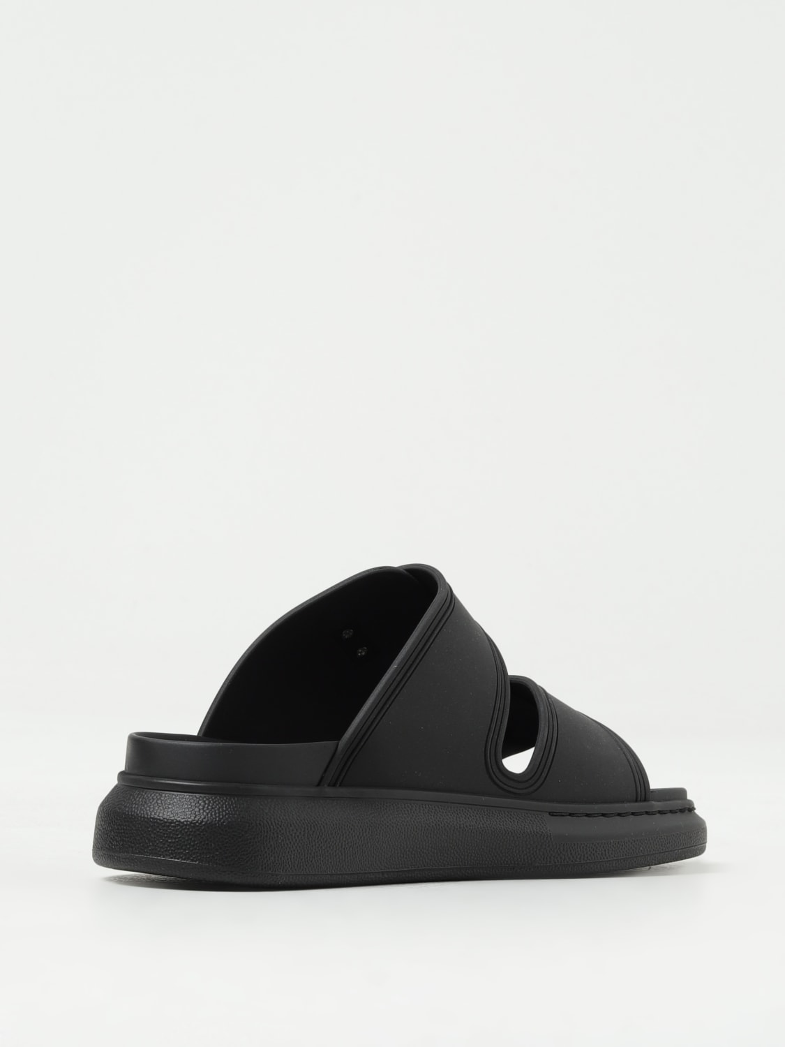 ALEXANDER MCQUEEN FLAT SANDALS: Flat sandals woman Alexander McQueen, Black - Img 3