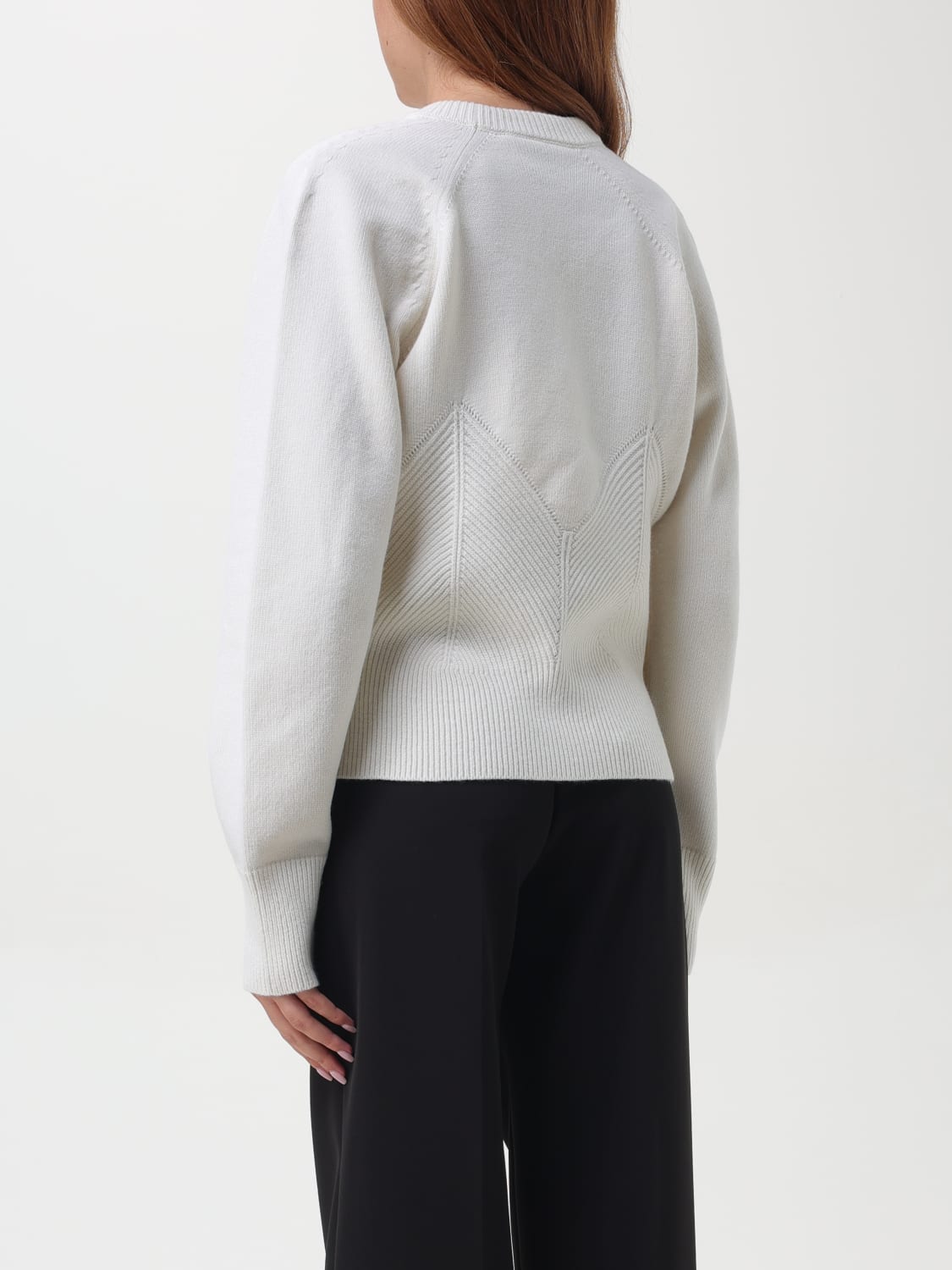 ALEXANDER MCQUEEN SWEATER: Alexander McQueen crewneck sweater, White - Img 2