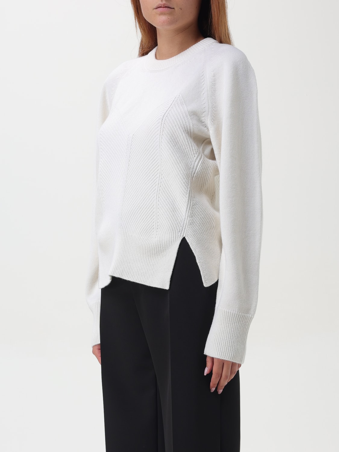 ALEXANDER MCQUEEN SWEATER: Alexander McQueen crewneck sweater, White - Img 3