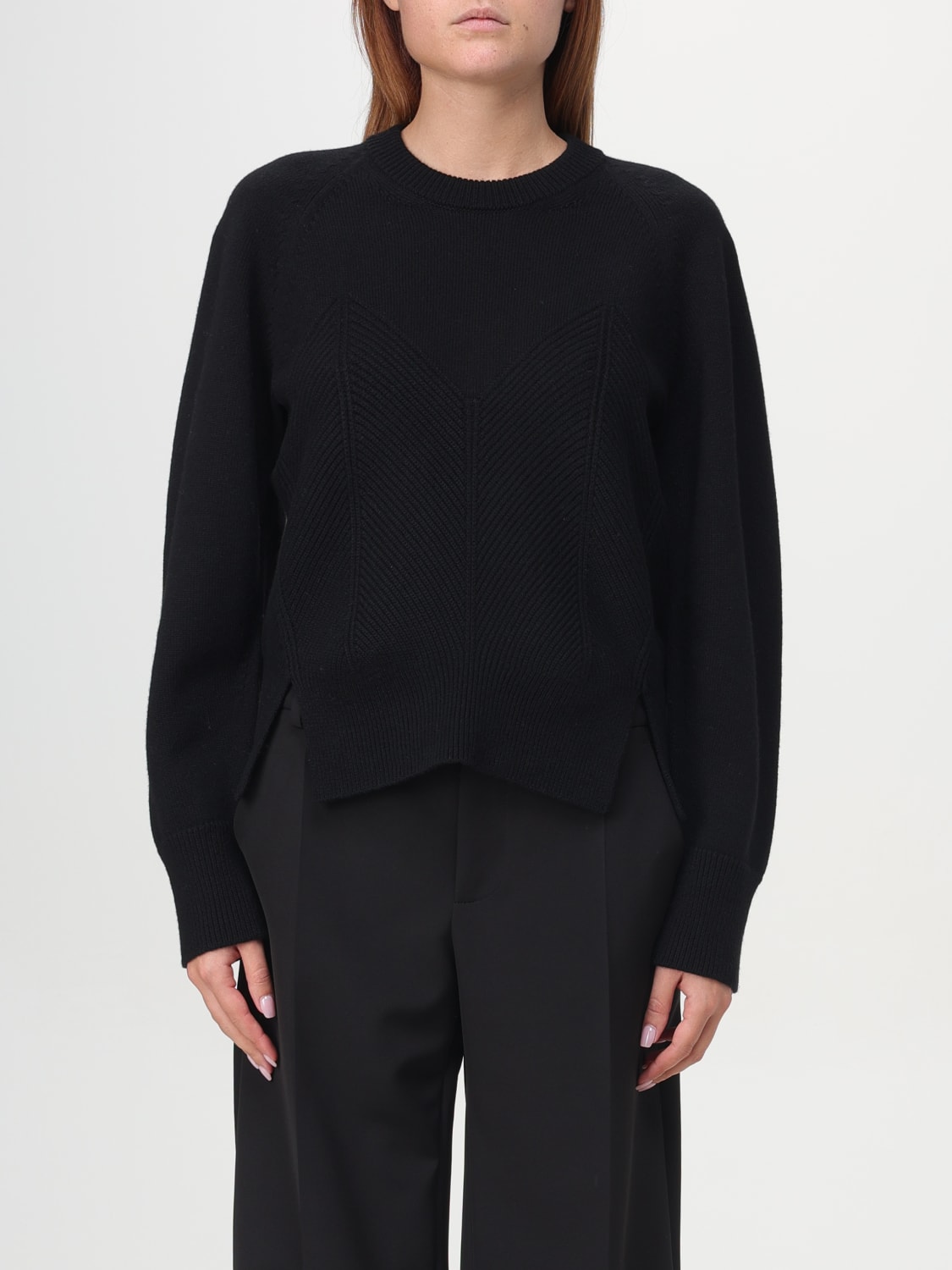 ALEXANDER MCQUEEN SWEATER: Alexander McQueen crewneck sweater, Black - Img 1