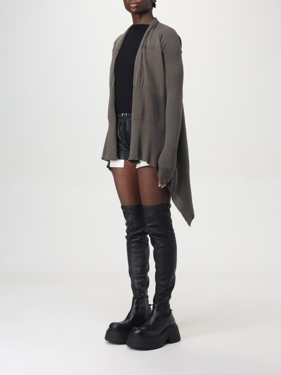 RICK OWENS：カーディガン レディース - グレー | GIGLIO.COM
