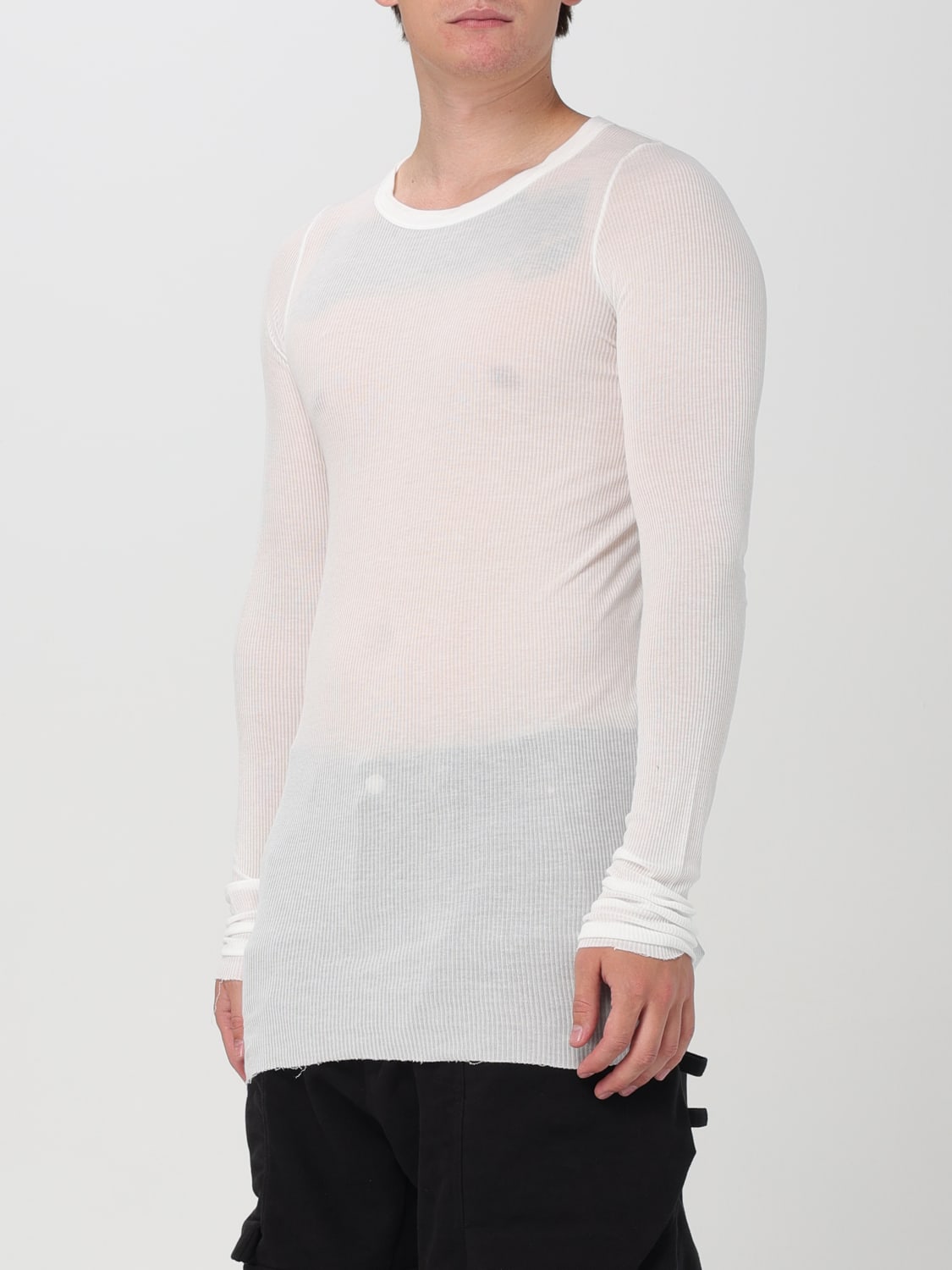 RICK OWENS T-SHIRT: T-shirt herren Rick Owens, Weiß - Img 4