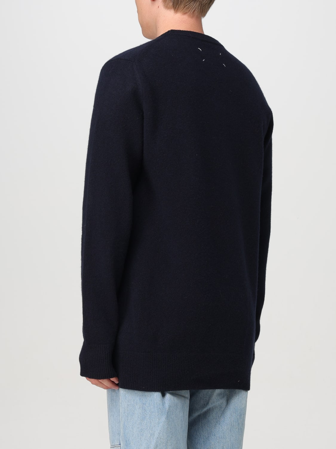 MAISON MARGIELA SWEATER: Sweater men Maison Margiela, Blue - Img 3