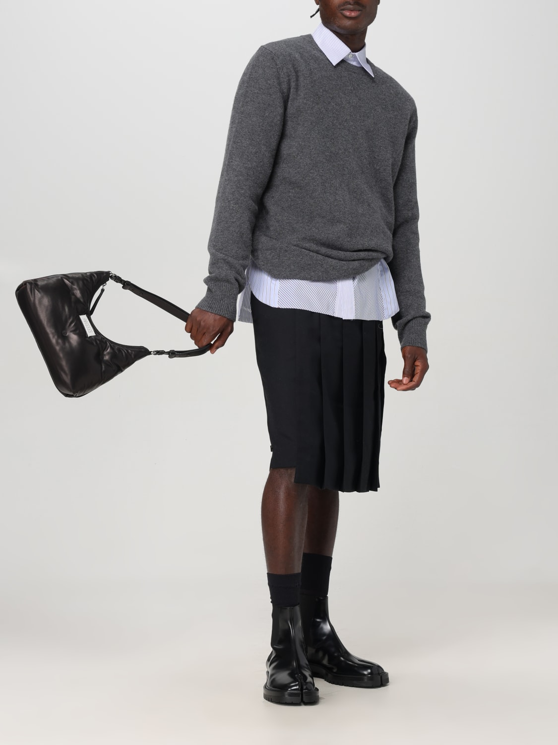 MAISON MARGIELA SWEATER: Sweater men Maison Margiela, Grey - Img 2