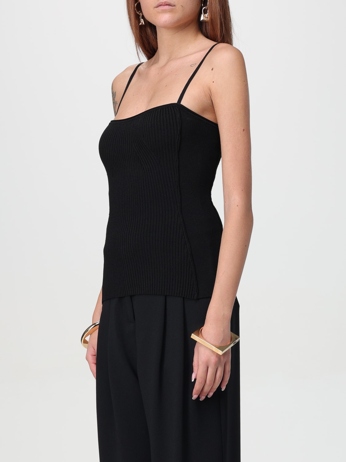 JACQUEMUS TOP: Top woman Jacquemus, Black - Img 4