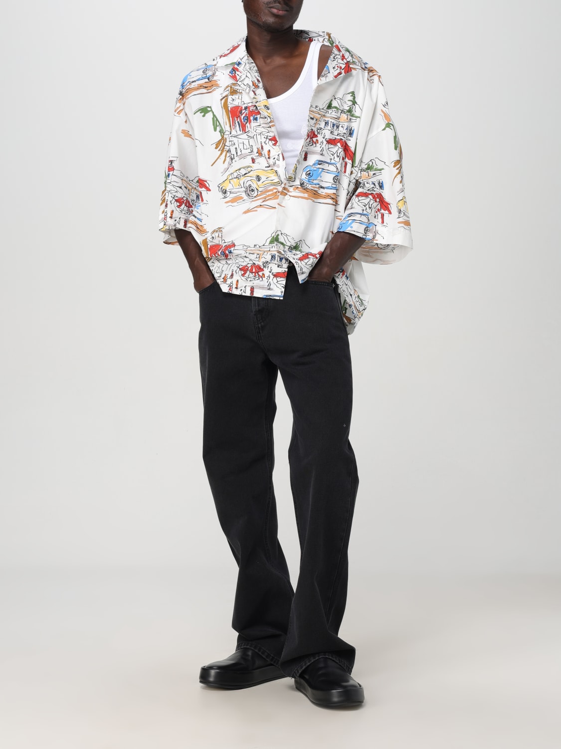 JACQUEMUS SHIRT: Shirt men Jacquemus, Multicolor - Img 2