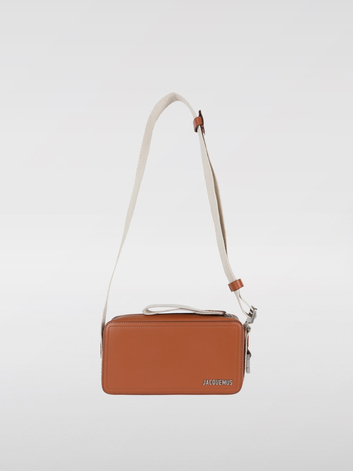 JACQUEMUS UMHÄNGETASCHE: Schultertasche damen Jacquemus, Braun - Img 1