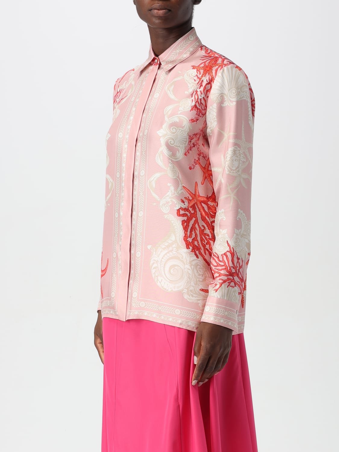 VERSACE SHIRT: Shirt woman Versace, Pink - Img 3