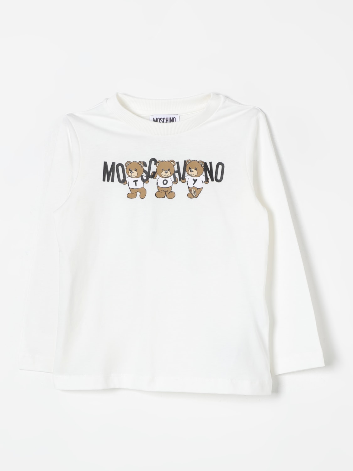 MOSCHINO T-SHIRT: T-shirt kids Moschino, White - Img 1