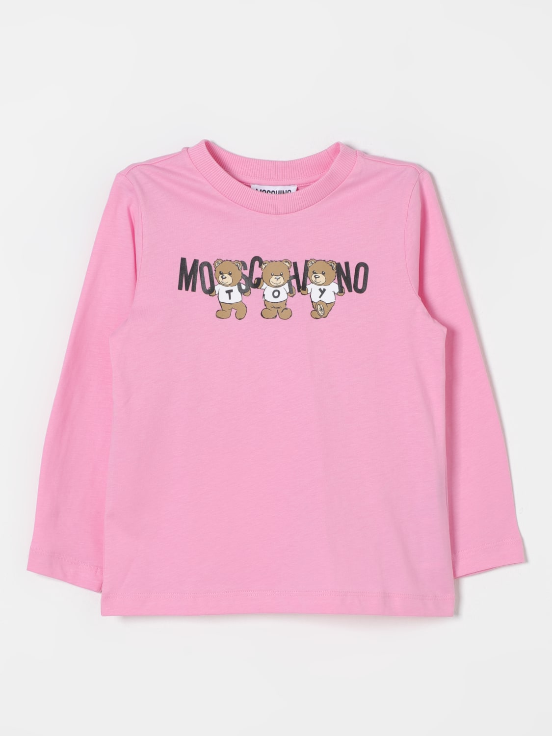 MOSCHINO T-SHIRT: T-shirt kids Moschino, Pink - Img 1