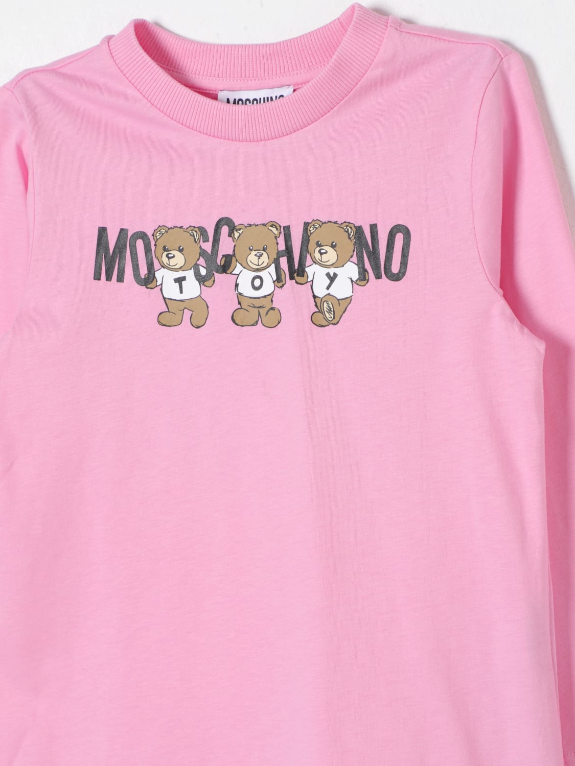 MOSCHINO T-SHIRT: T-shirt kids Moschino, Pink - Img 3