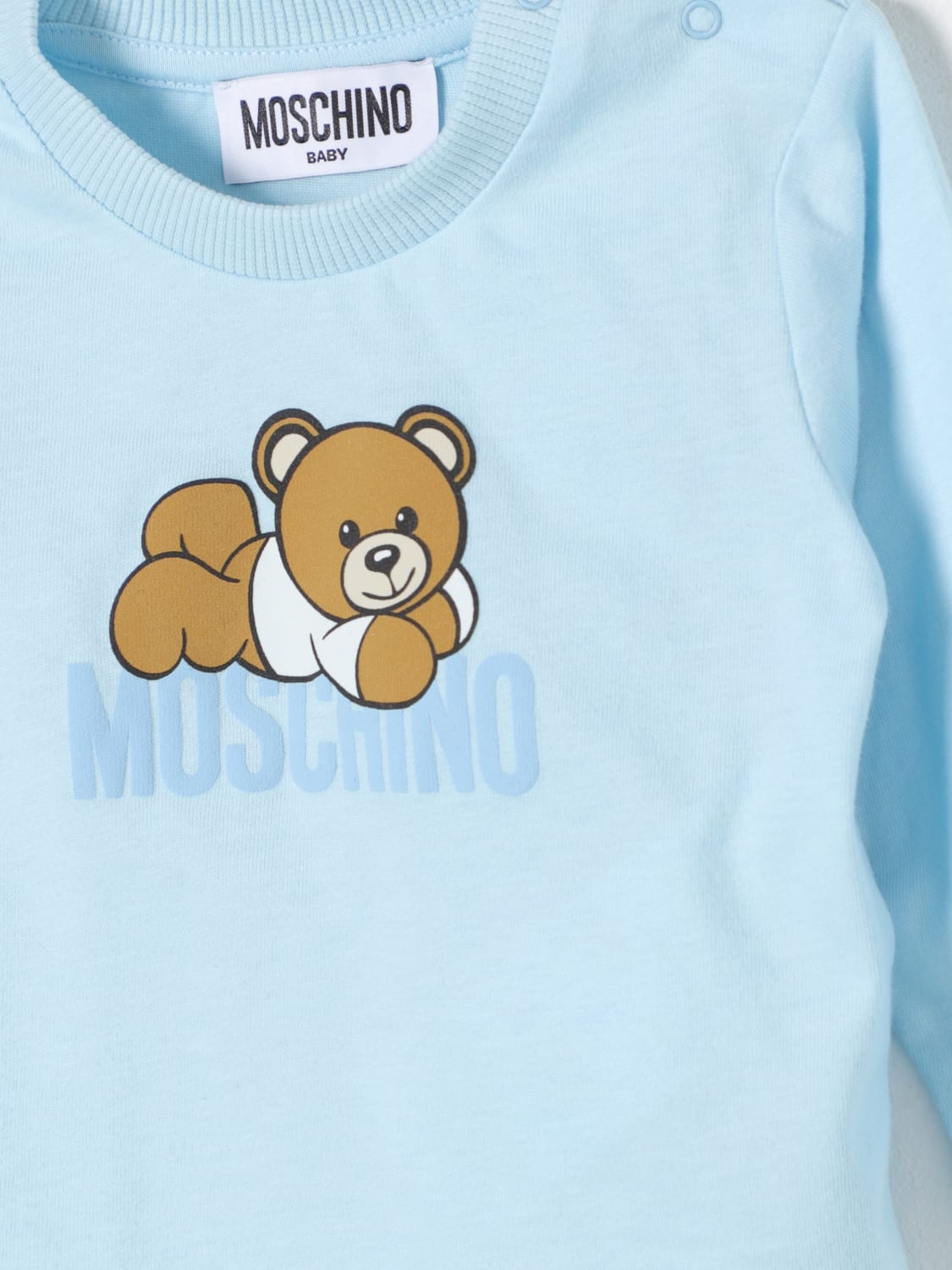 MOSCHINO T-SHIRT: T-shirt kids Moschino, Blue - Img 3