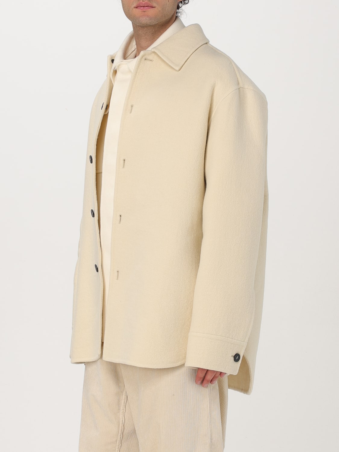 JIL SANDER COAT: Trench coat men Jil Sander, Beige - Img 3