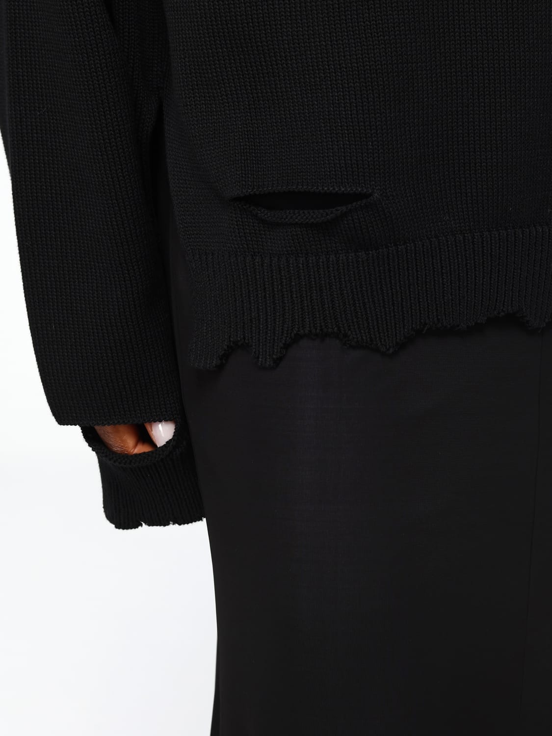 HELMUT LANG MAGLIA: Maglione Helmut Lang in cotone , Nero - Img 5