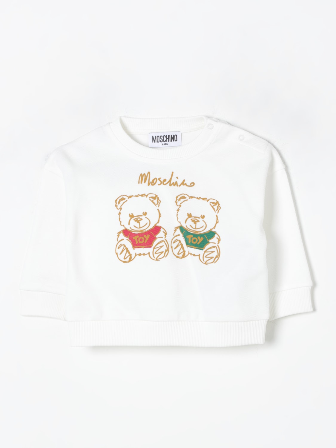 MOSCHINO JERSEY: Jersey niños Moschino, Blanco - Img 1