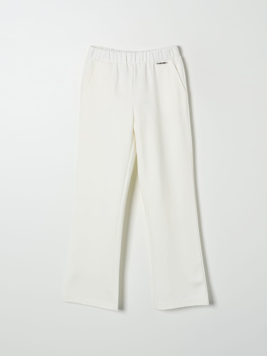 TWINSET PANTALONE: Pantalone in cotone Twinset, Beige - Img 1