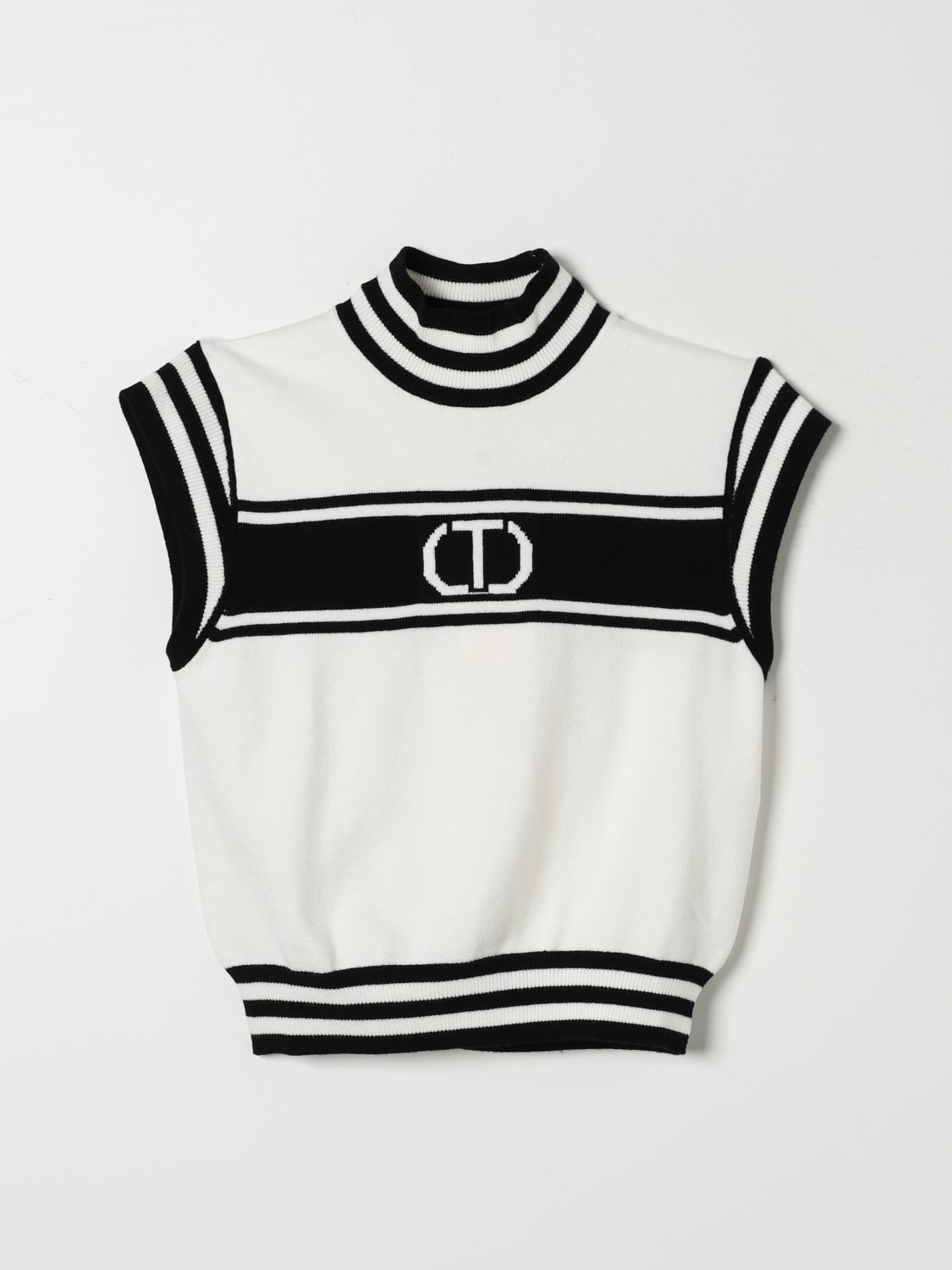 TWINSET TOP: T-shirt kids Twinset, White - Img 1