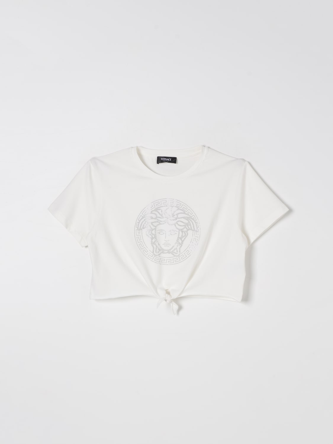 VERSACE T-SHIRT: T-shirt kids Versace, White - Img 1