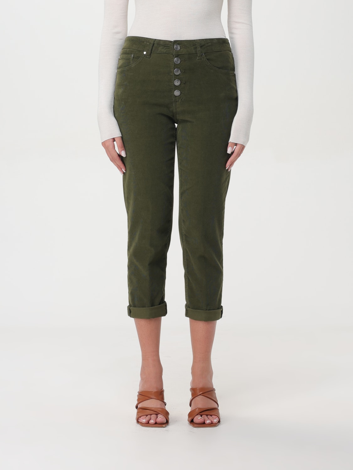 DONDUP PANTALONE: Jeans donna Dondup, Verde - Img 1