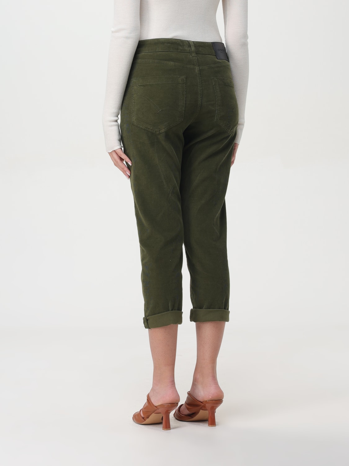 DONDUP PANTALONE: Jeans donna Dondup, Verde - Img 3