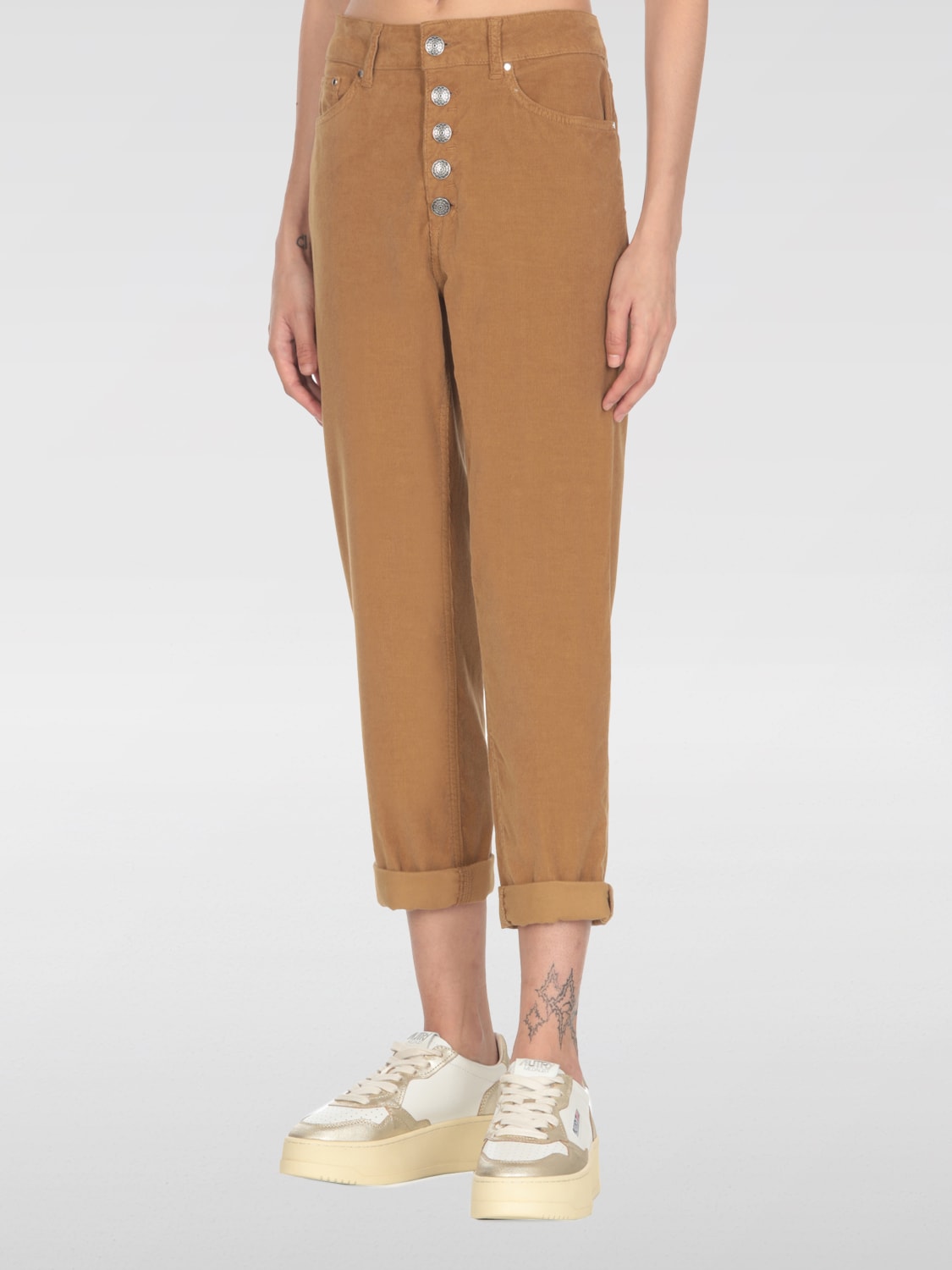 DONDUP PANTS: Jeans woman Dondup, Brown - Img 1