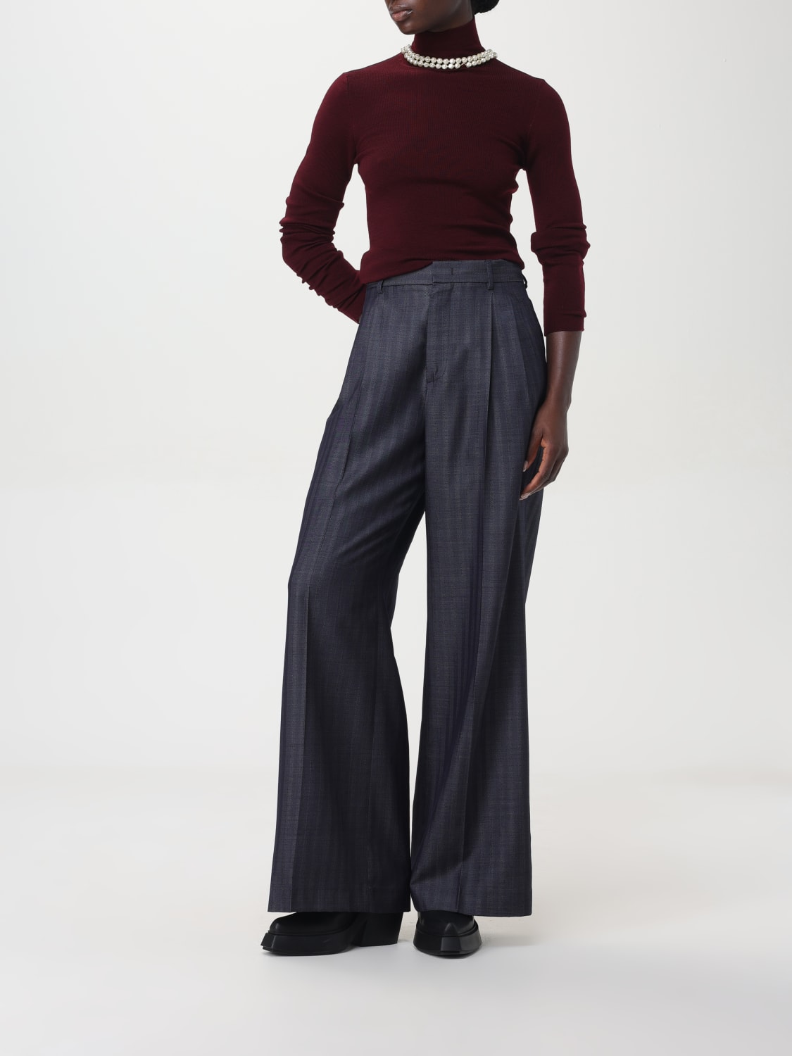 ETRO PANTS: Pants woman Etro, Blue - Img 2