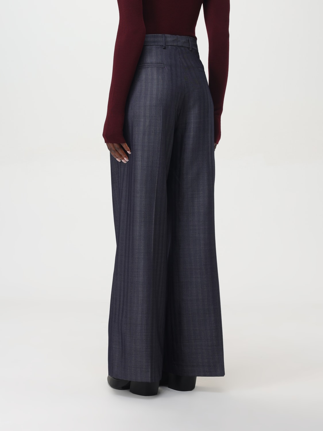 ETRO PANTS: Pants woman Etro, Blue - Img 3