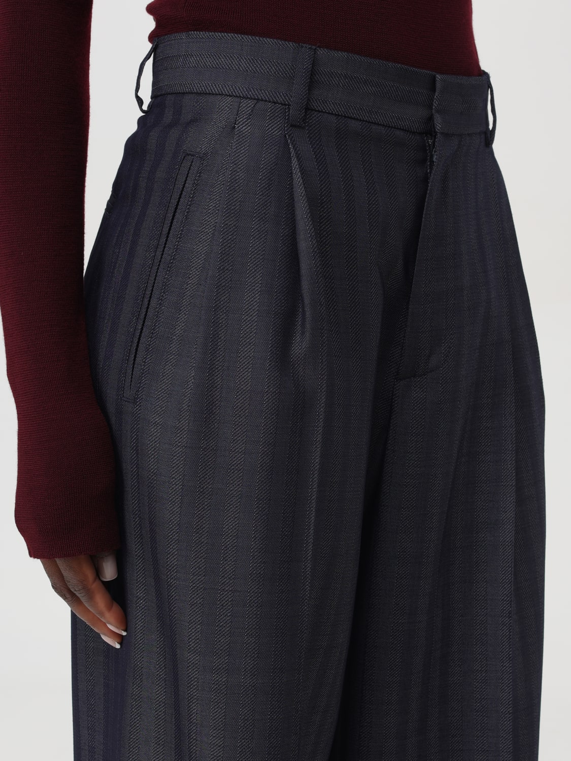 ETRO PANTALON: Pantalon femme Etro, Bleu - Img 5