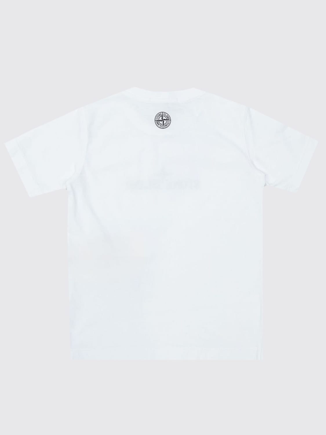 STONE ISLAND JUNIOR CAMISETA: Camiseta niños Stone Island Junior, Blanco - Img 2