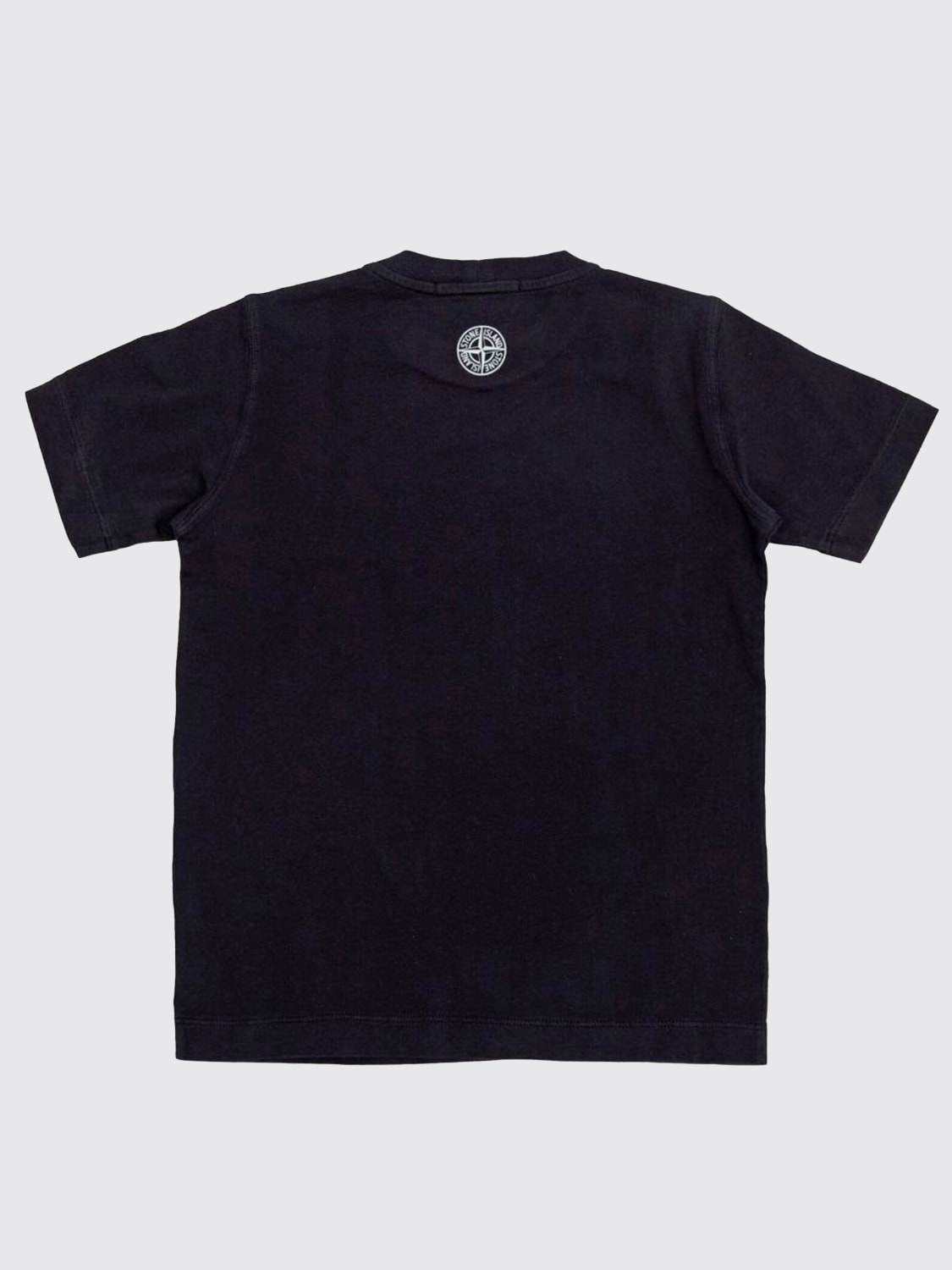 STONE ISLAND JUNIOR T-SHIRT: T-shirt enfant Stone Island Junior, Noir - Img 2