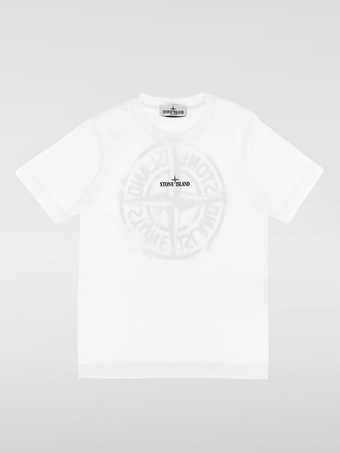 Stone island junior white t shirt on sale
