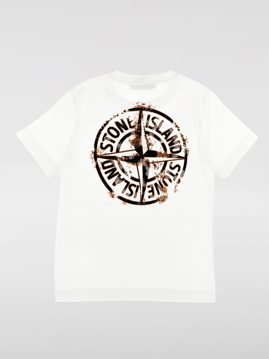 Stone island big logo t shirt hot sale