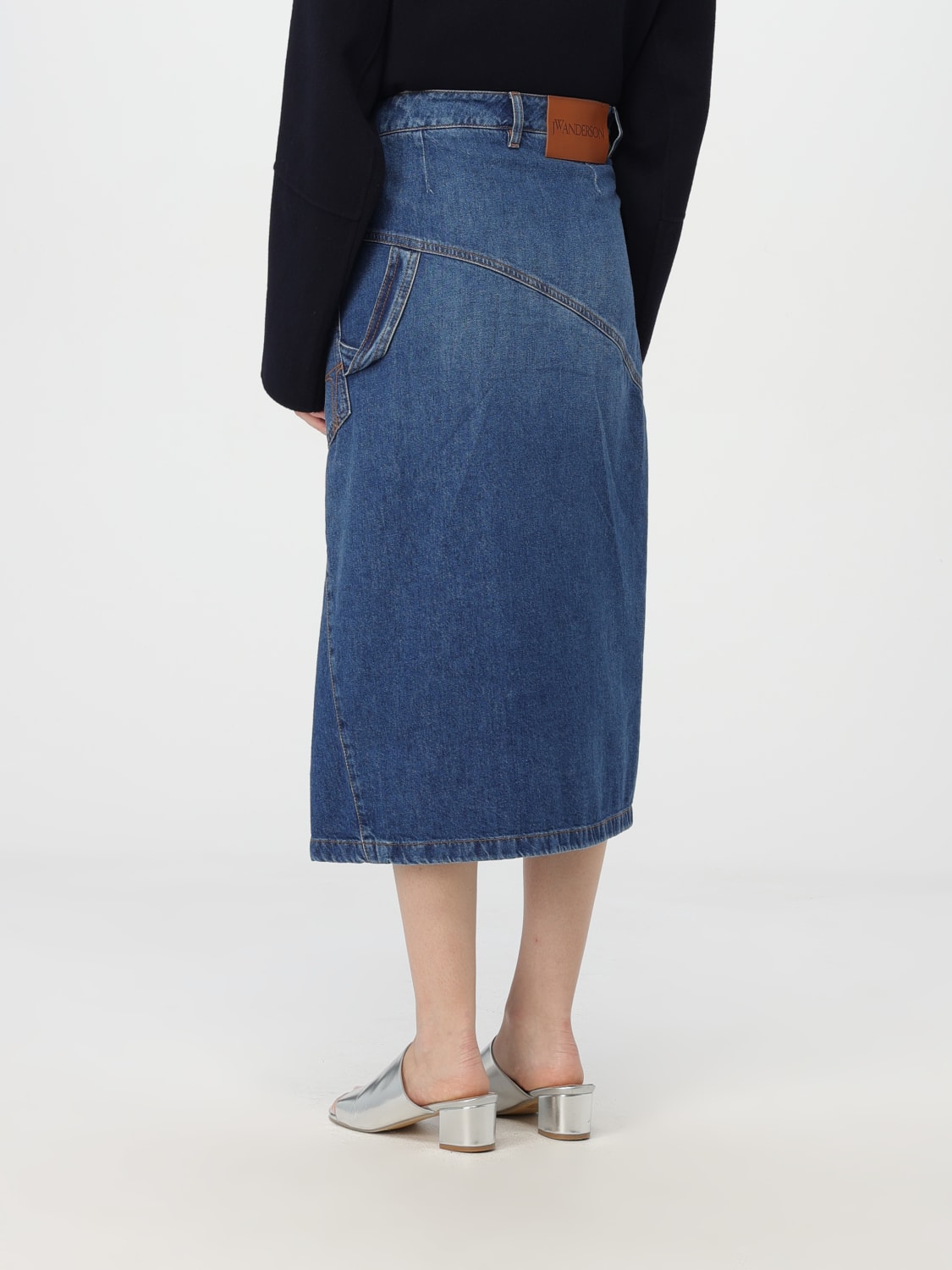 JW ANDERSON SKIRT: Skirt woman Jw Anderson, Blue - Img 2