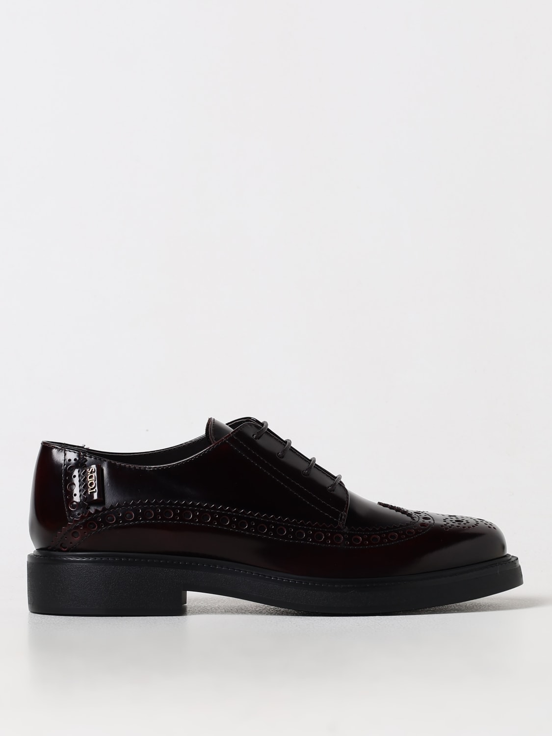 Giglio Derby Tod's in pelle spazzolata con motivo brogue