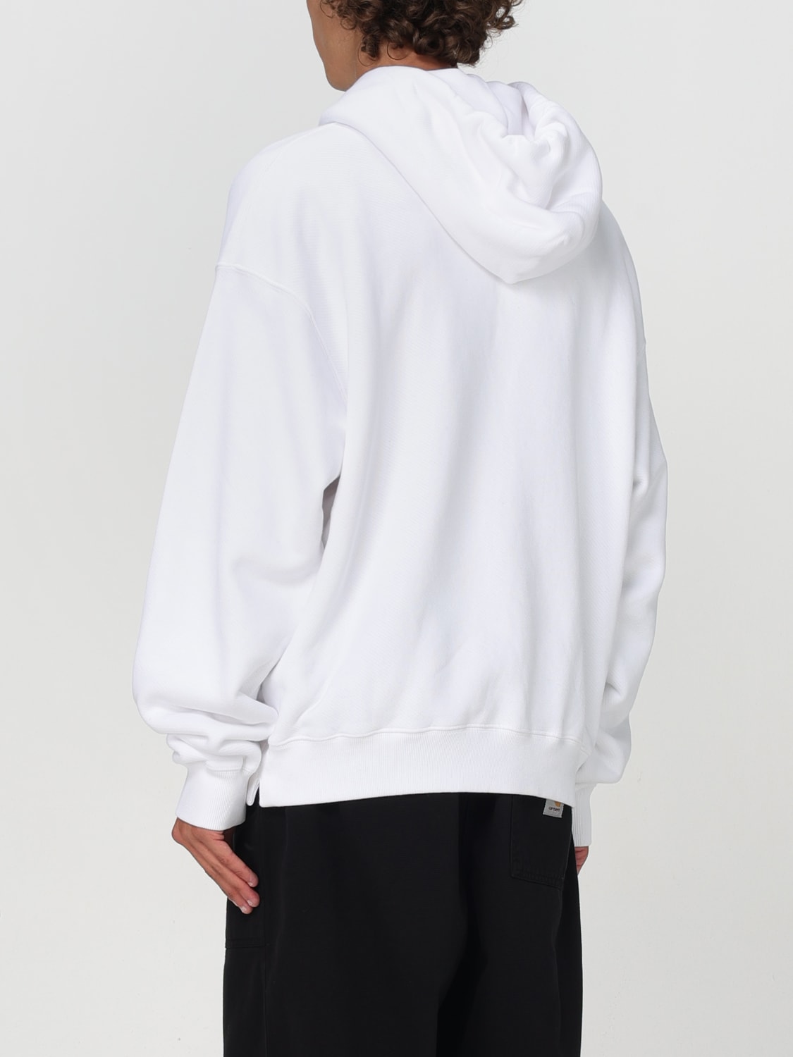 OFF-WHITE FELPA: Felpa con cappuccio Off-White, Bianco - Img 3