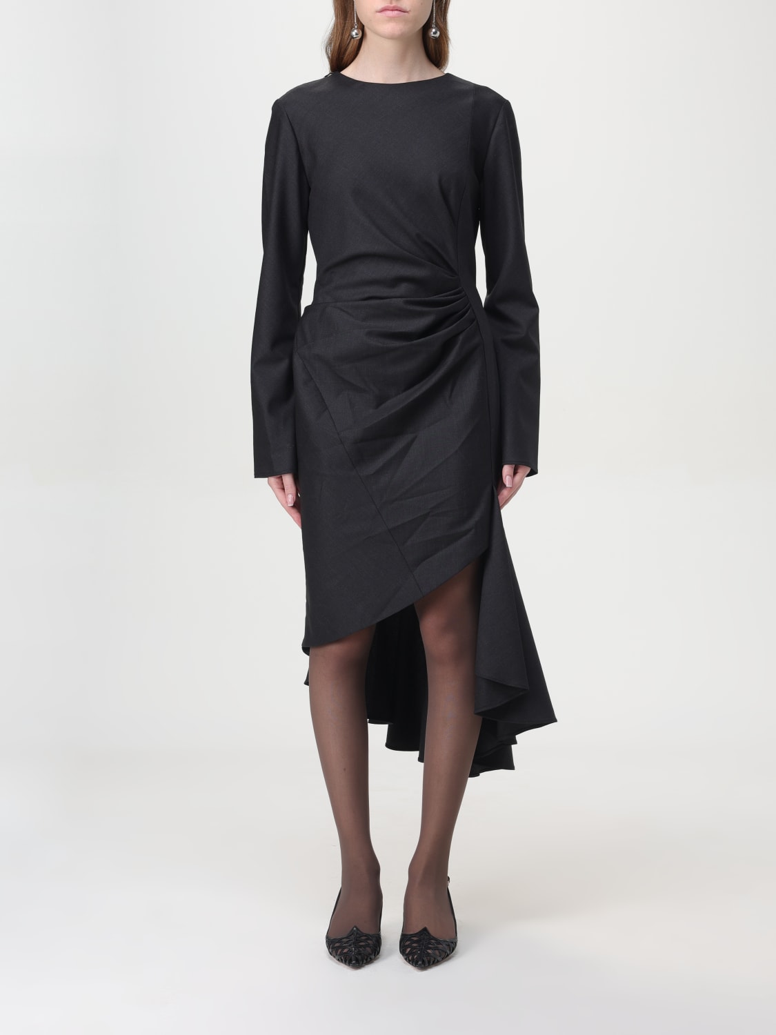 Giglio Abito asimmetrico in tropical wool Philosophy Di Lorenzo Serafini