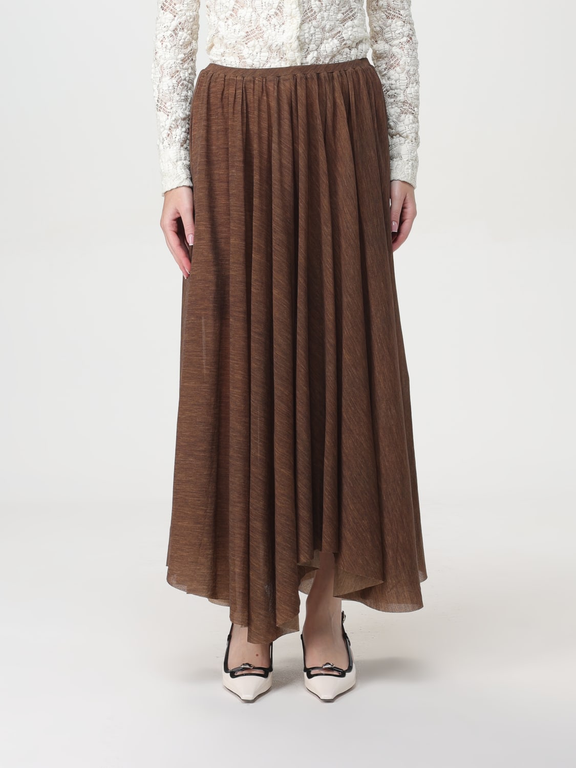 Giglio Gonna Philosophy Di Lorenzo Serafini in maglia lurex